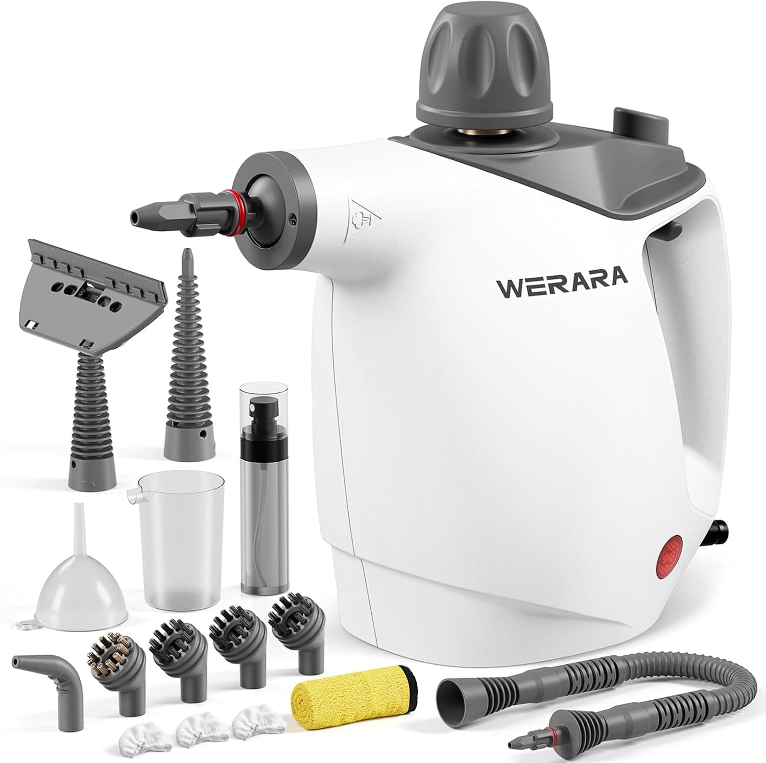 Steam Cleaner, 1050W High Pressure Steam Cleaner Handheld with 16PCS Accessories, 500ML Portable Hand Held Steamer Cleaning for Home, Sofa