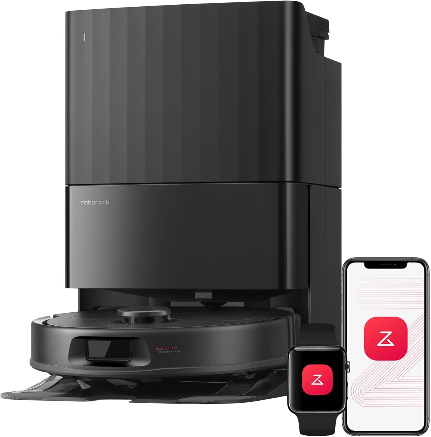 roborock Qrevo S Pro Robot Vacuum Cleaner with Mop, 18,500 Pa Suction | Upgraded from QV 35S, Anti-Tangle, Smart Obstacle Avoidance, Custom