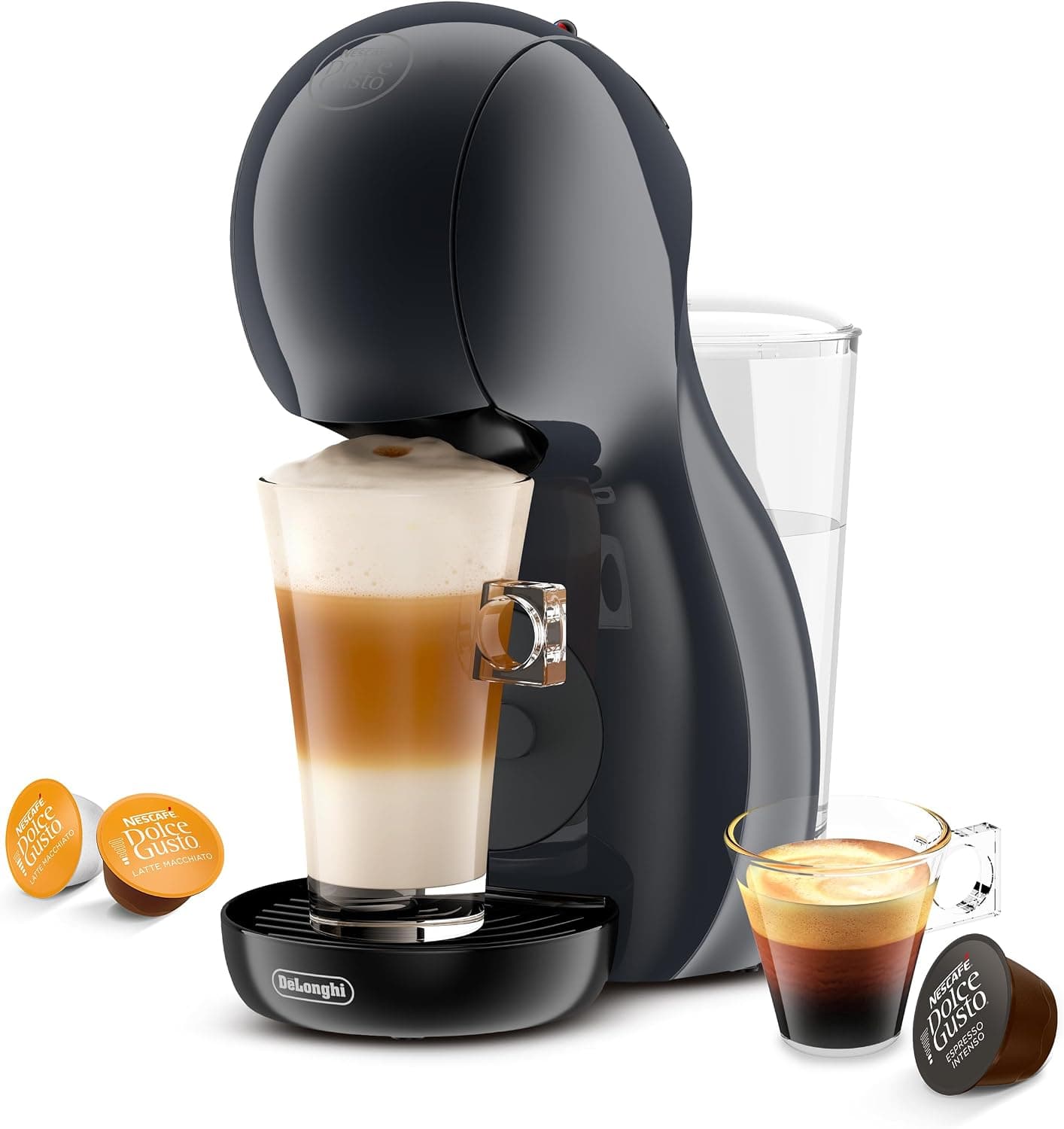 De'Longhi Nescafé Dolce Gusto Piccolo XS EDG210.A, Coffee Capsule Machine with Compact Design, Automatic Shutdown, Hot and Cold Beverages