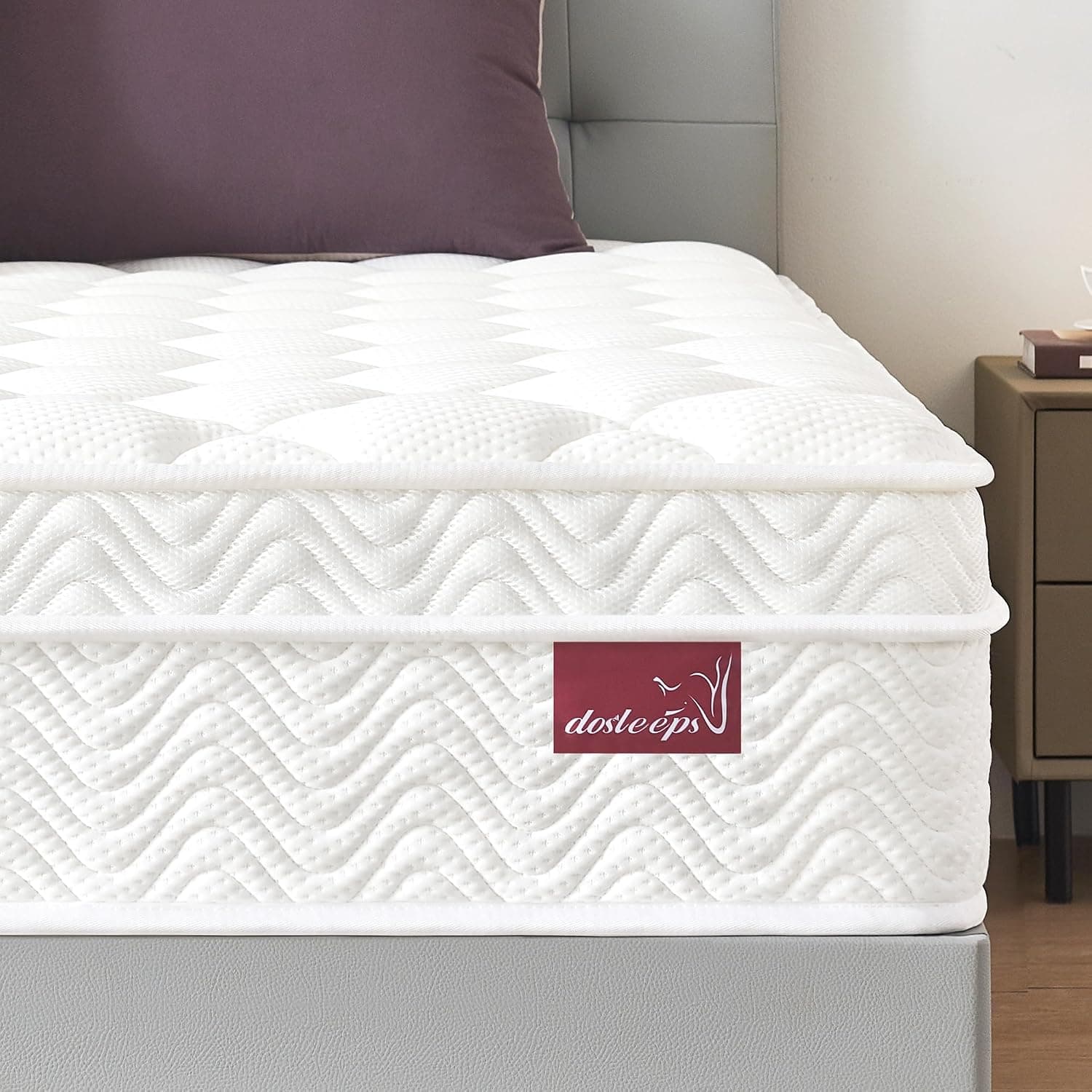 dosleeps Single Mattress 3FT | 10.6 Inch Memory Foam & Pocket Sprung | 9-Zone Orthopedic Support,Medium Firm,Edge Support,Motion Isolation