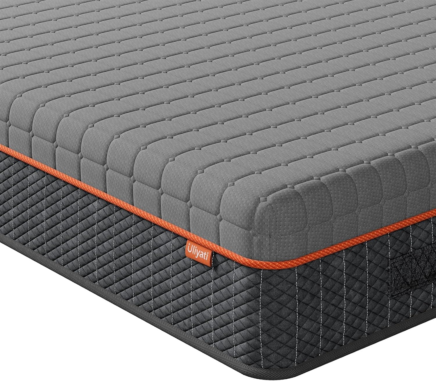 Uliyati King Size Mattresses Gel Memory Foam Mattress, Medium, 150x200x20CM | Breathable Mattress for Cool Sleep & Pressure Relief, Motion