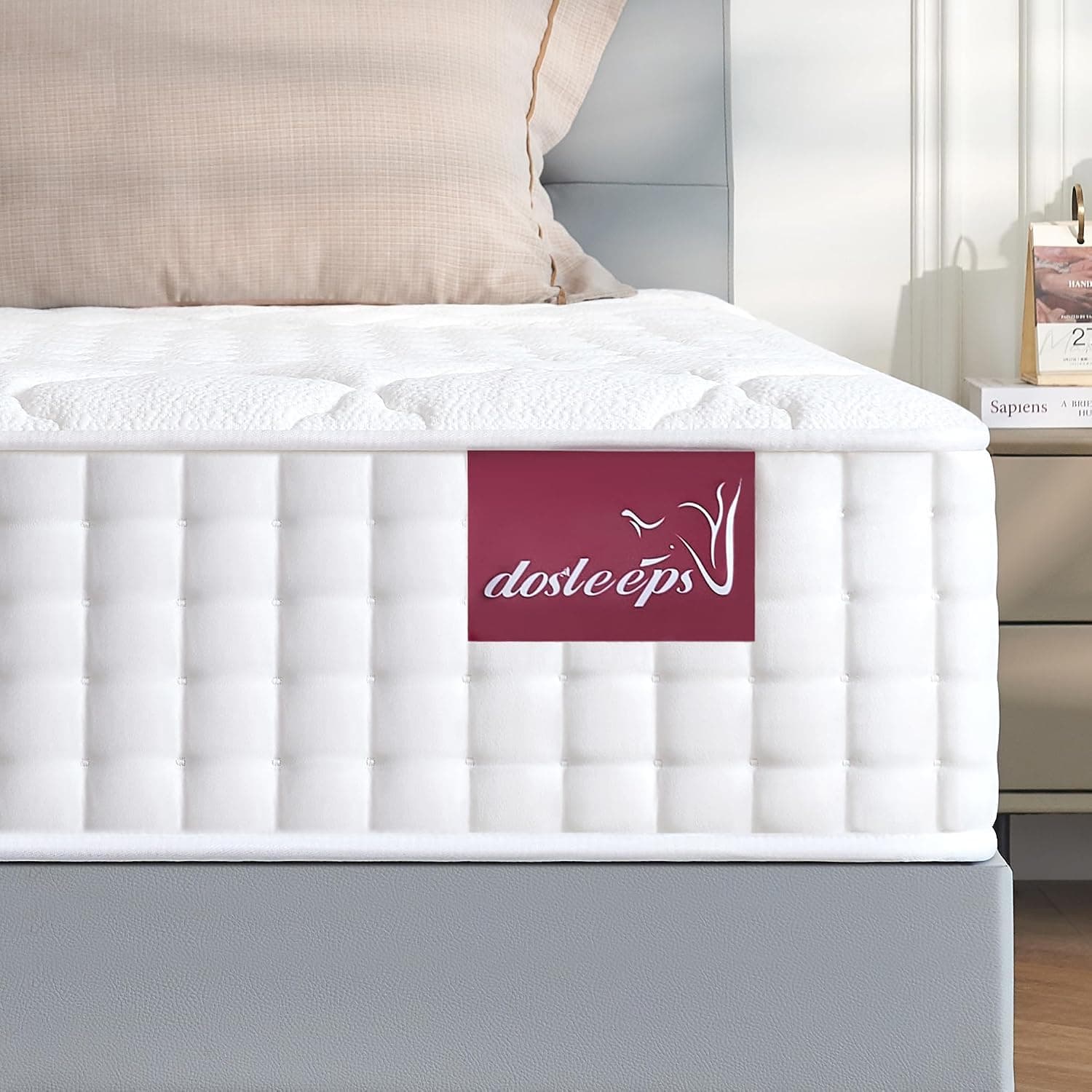 dosleeps King Size Mattress 5FT | 10" Memory Foam & Pocket Sprung | 9-Zone Orthopedic Support, Breathable Cover, Motion Isolation,Edge